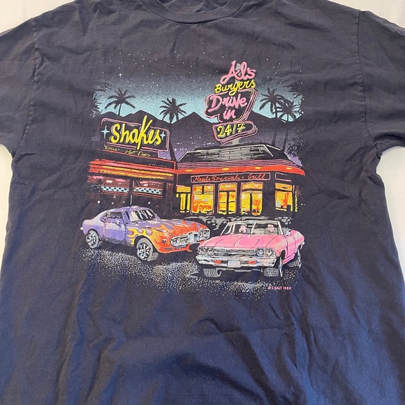 John Galt Graphic Tee Diner shirt - Picture 1 of 4